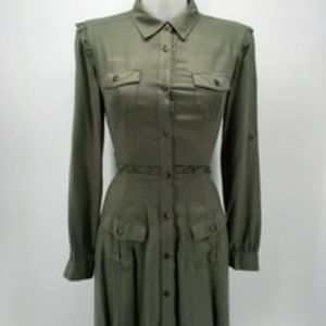 Matilda Jane Green Long Sleeve Dress Small